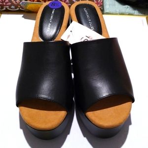 Sincerely Jules Leather Mules 8.5